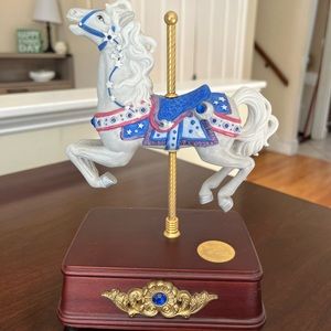 The San Francisco Music Box Company Porcelain Carousel Horse